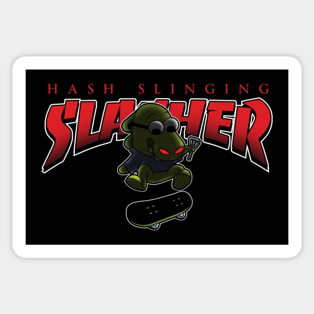 Hash Slinging Slasher Sticker by dann